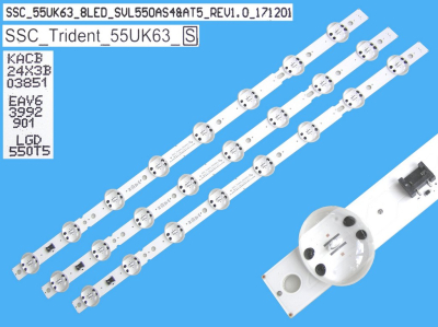 LED Backlight SSC_55UK63_8LED_SVL550AS48AT5
