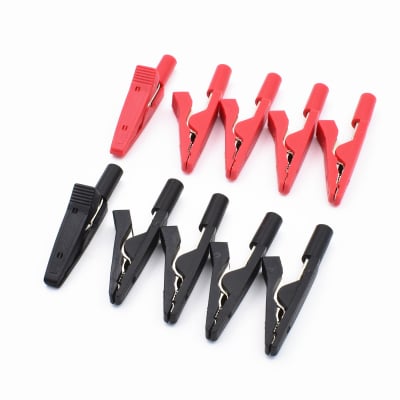 Set de cabluri de testare CROCODILE Roșu-Negru de 2 mm