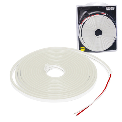 BANDA FLEXIBILA LED NEON ALBA 5m 12V