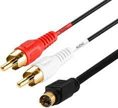 CABLU SVHS/2RCA 1m