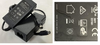 ADAP. 12V 5A with cable  PC-MDP-402-4P