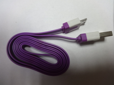 CABLE USB - MICRO USB PURPLE