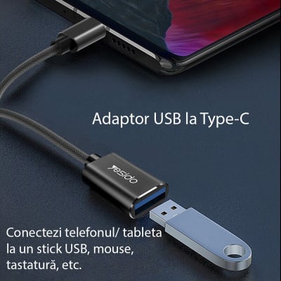 Adaptor USB 15 Cm Micro USB OTG Date