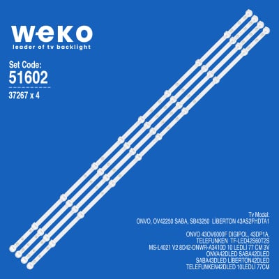 Led Backlight MS-L4021 V2 CY-42-4X10-0427 set4