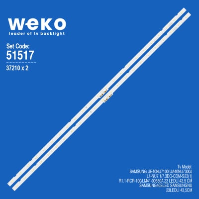 Led Backlight AOT_40_NU7300_NU7100-2pcs