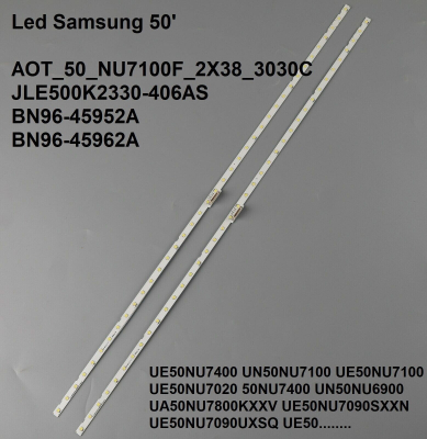Led Backlight AOT_50_NU7100F set-2 ELED1105