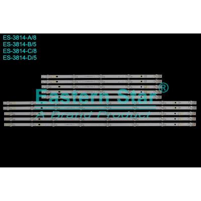 Led Backlight RF-CF650001A-B-C-D big set10 ES3814
