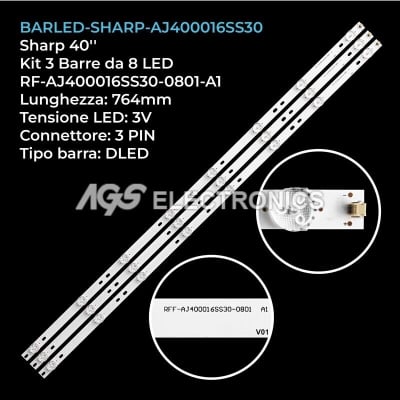 LED Backlight RF-AJ400016SS30-0801S A1 set-3