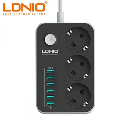 ADAPTATOR LDNIO SE3631 6 X Port USB 3 X porturi 220V