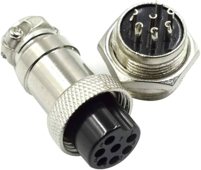 Conector aer GX16-7pin Mamă 16mm