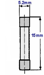 SIGURANTA Sticla 4A 5x15mm mini