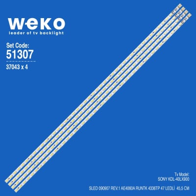 LED Backlight RUNTK4336TP set4 +tape
