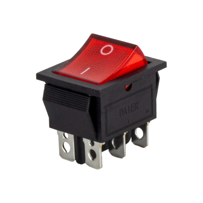 ÎNTRERUPĂTOR KCD2-202-1 6P ON-OFF IC-104A