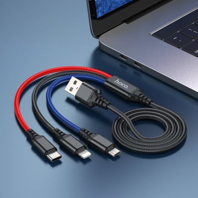 CABLU 3 IN 1 USB-Micro+C-tip+Iphone X76