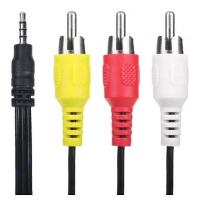 CABLU 3RCA la 3.5str.jack 4P 3m