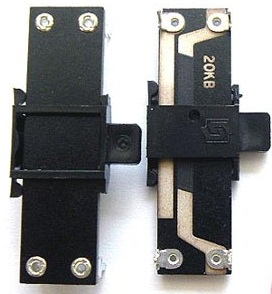Potentiometer SLIDE 1x20k 90\'