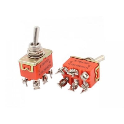 COMUTATOR CK KN3C-202A ON-ON 6 pini E-TEN1321