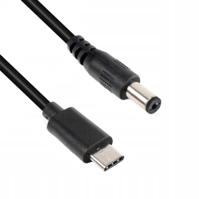 Cable Dc male power USB TYPE-C TO 5.5X2.5mm