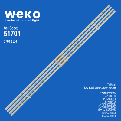 Led Backlight BN96-52594A ES-ELED-553 set-4