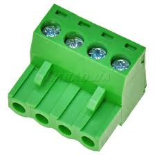 Pcb клема  с 4 пина TBW-5-4P-GN