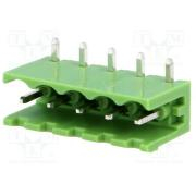 Pcb клема  с 5 пина TBG-5-PB-5P-GN