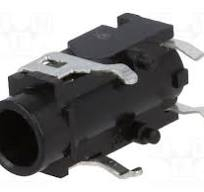 3.5mm socket female -panel 4P