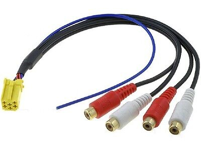 Автомобилен конектор за радиоприемници MINI ISO към 4 x RCA ZRS-ISO-3