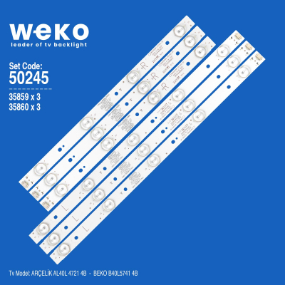 LED Backlight ZK40D09-ZC21AG set-6pcs