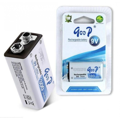 Baterie BP 9V Ni-MH 300mAh Reîncărcabilă