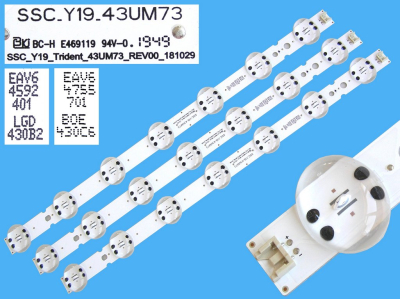 LED Backlight SSC_Y19_43UM75 ES1066