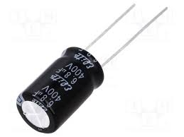 6,8 UF/400 V 105 °C