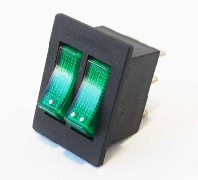 ÎNTRERUPĂTOR KCD 2P MK421CD/GL ON-OFF 12VDC