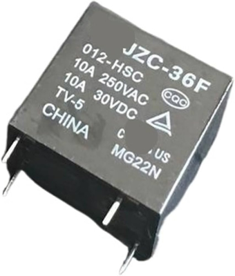 RELEU 12V 10A 4P JZC-36F-012-HS