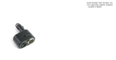 Adaptor priză brichetă auto cu 2 căi