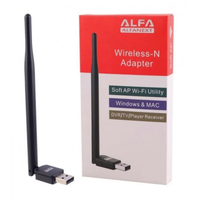 ADAPTOR USB WIRELESS-N WIFI NANO 2DBi 150Mbps UW10