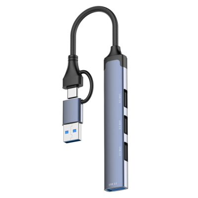 Hub 4 în 1 tip C (USB) 3.0 către 4 porturi DS-64U