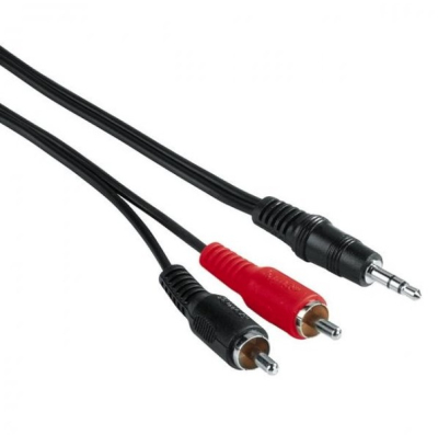 Cablu CABLU 2RCA-MUFĂ STEREO 3.5 5m