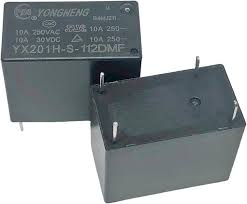 Releu RELEU 24V 10A 4P YX201H-S-124DM