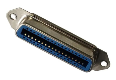 Soclu PP Centronics, IEEE 1284, mamă cu 36 de pini, panou
