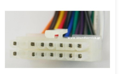 Conector CLARION cu fire PIN: 16 CABLE-ISO-04 CLARION 16PIN