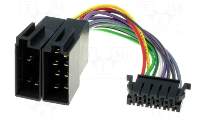 Cablu adaptor ISO la înlocuirea radioului din fabrică cu unul nou pentru JVC; ISO; PIN: 11 ZRS-37
