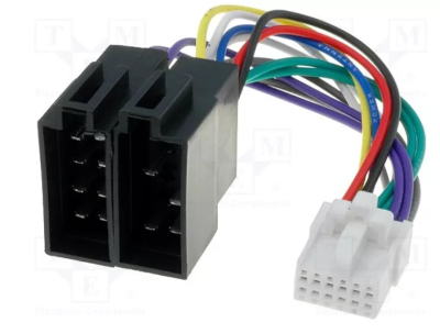 Cablu adaptor ISO la înlocuirea radioului din fabrică cu unul nou pentru Panasonic CQ 858EG, CQK 02EG, J01 ZRS-112