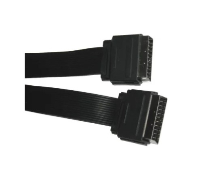 Cablu de conectare video SCART mascul la SCART mascul cu 9 pini, 1,5 m