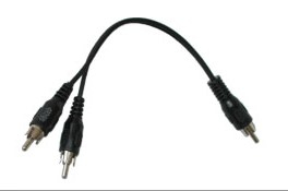 CABLU 1RCA-2RCA mascul 1.5m