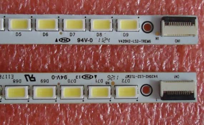 Kit iluminare din spate cu LED\n. V420H2-LS2-TLEM6+TREM6 set2 cu bandă adezivă