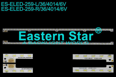Kit iluminare din spate cu LED-uri NLAW10171L-R 43" ,32Y36