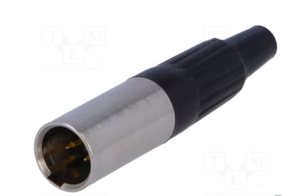 Mufă MXLR-3W 3 pini CANON MINI Masculă