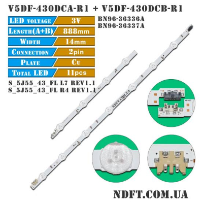 Iluminare de fundal LED S_5J55_43_FL_R4_REV1.2_150827,LM41-00117W LB632