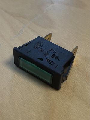 Lampă Glim 250V 1.5mA portocalie cu lumină puternică
