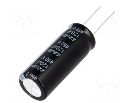 Condensator electric 120UF/450V 105°C